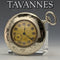 Antique works well (time cannot be adjusted) taban engraving case pocket watch